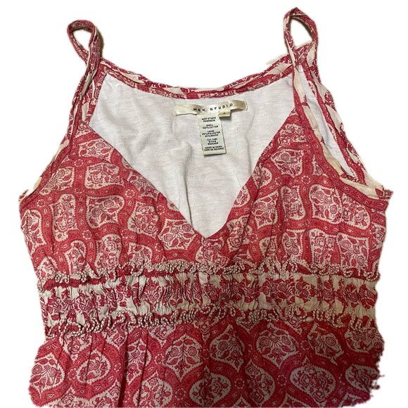 Max Studio Pink Oji Print Maxi Dress – Size 4 - Picture 4 of 8